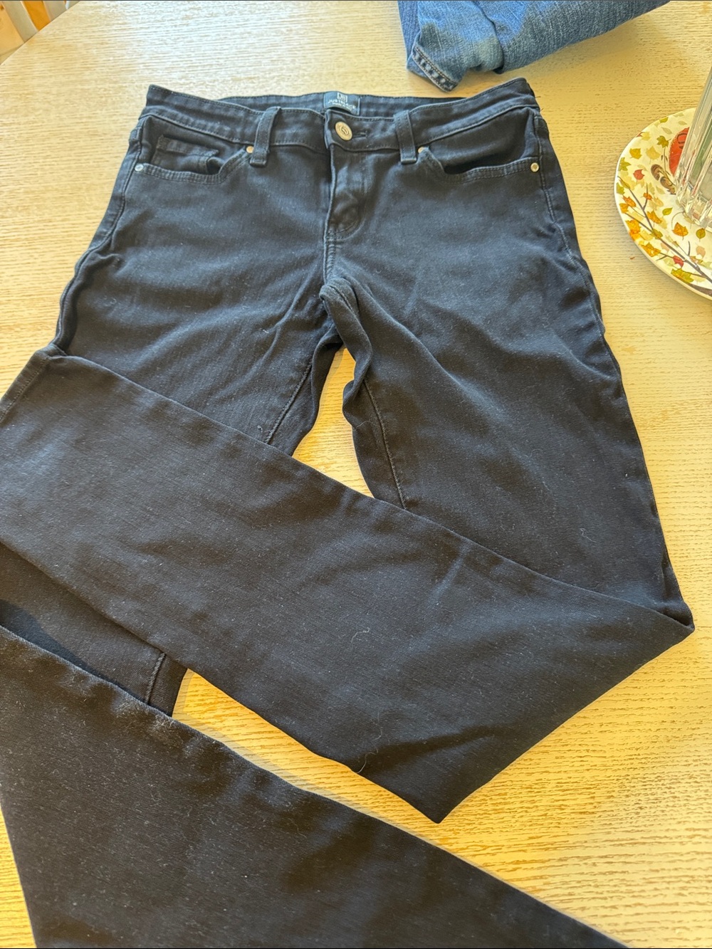 Just Black Dark Black Slim Jeans 28